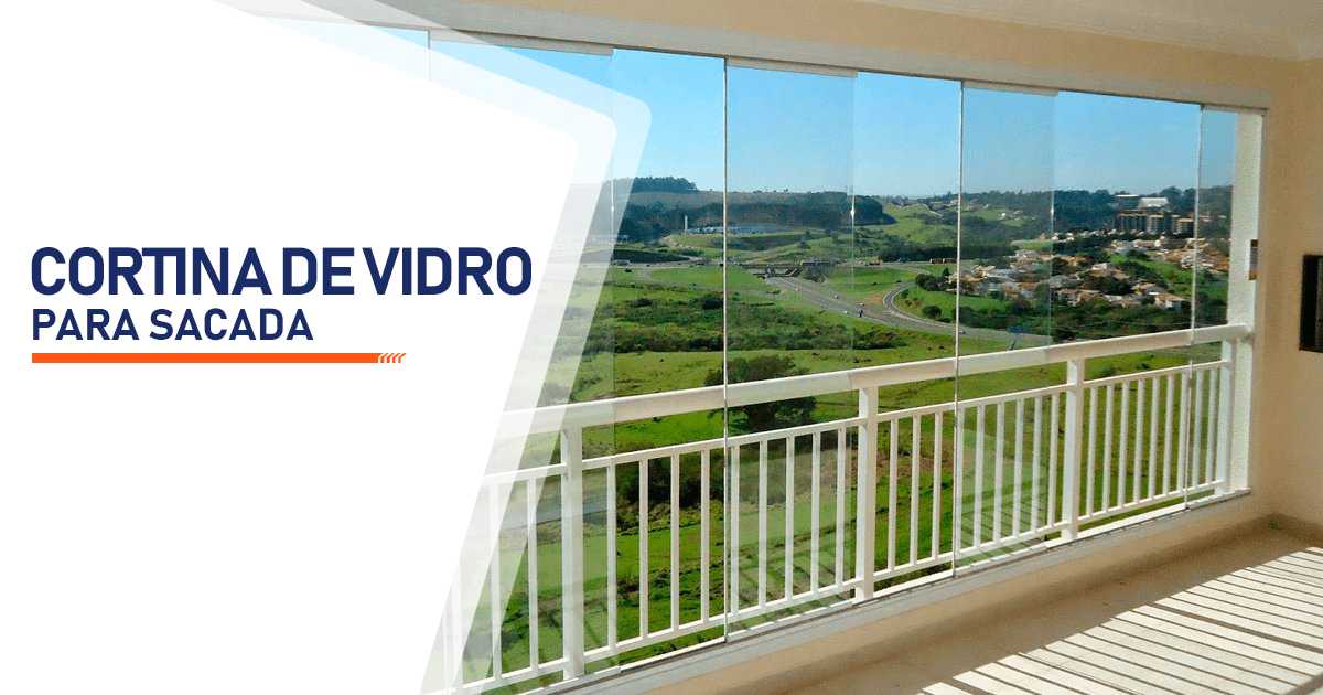 Cortina de Vidro para Sacada Taboão da Serra Área Rural de Taboão da Serra SP